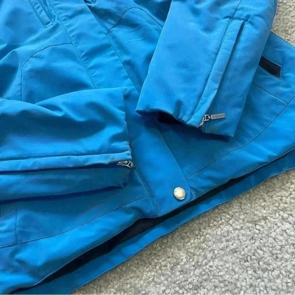 Descente Ski Snow Snowboarding Jacket Coat Blue Wm Size 10 D9-9616 Titan Thermo - Picture 9 of 16